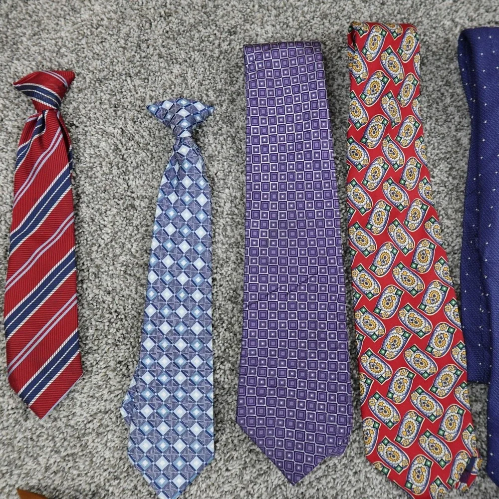Mens Tie Lot Floral Geometric Striped Paisley Formal Business Work Office Career